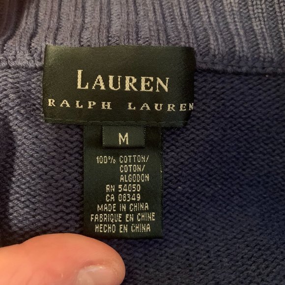Blue Ralph Lauren Zip-up - Picture 6 of 6